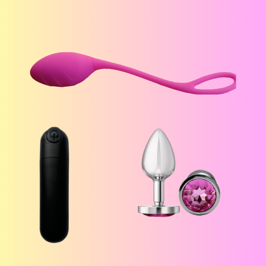 Bluetooth Vibrating Egg - Mini Bullet Vibrator - Anal Butt Plug